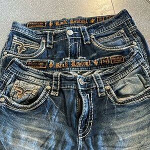 Men’s rock revival jeans